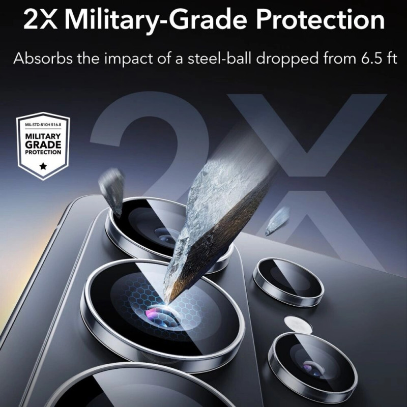 Protetor de câmara ESR Armorite para Samsung Galaxy S26 Ultra, transparente