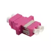 Adaptador de fibra LogiLink FA02LC8 LC Duplex, 12 peças, com flange, violeta