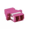 Adaptador de fibra LogiLink FA02LC8 LC Duplex, 12 peças, com flange, violeta
