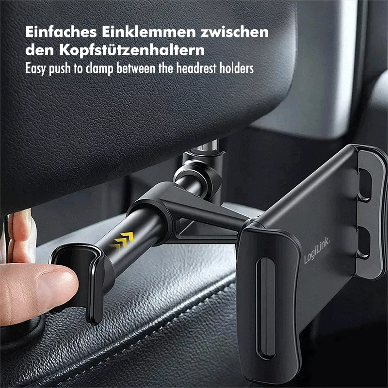 Suporte de automóvel para banco traseiro LogiLink AA0200 para smartphone e tablet, 4.7-15