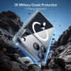 Capa ESR Classic Hybrid MagSafe com vidro temperado para Apple iPhone 17 Pro Max, transparente