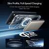 Capa ESR Classic Hybrid MagSafe com vidro temperado para Apple iPhone 17 Pro Max, transparente