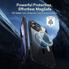 Capa ESR Classic Hybrid MagSafe com vidro temperado para Apple iPhone 17, transparente/preto