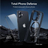 Capa ESR Classic Hybrid MagSafe com vidro temperado para Apple iPhone 17, transparente/preto