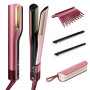 Shark HT401EUPK SilkiPro Straight Alisador/Secador de Cabelo, 1000 W, 2,4 m, Rosa