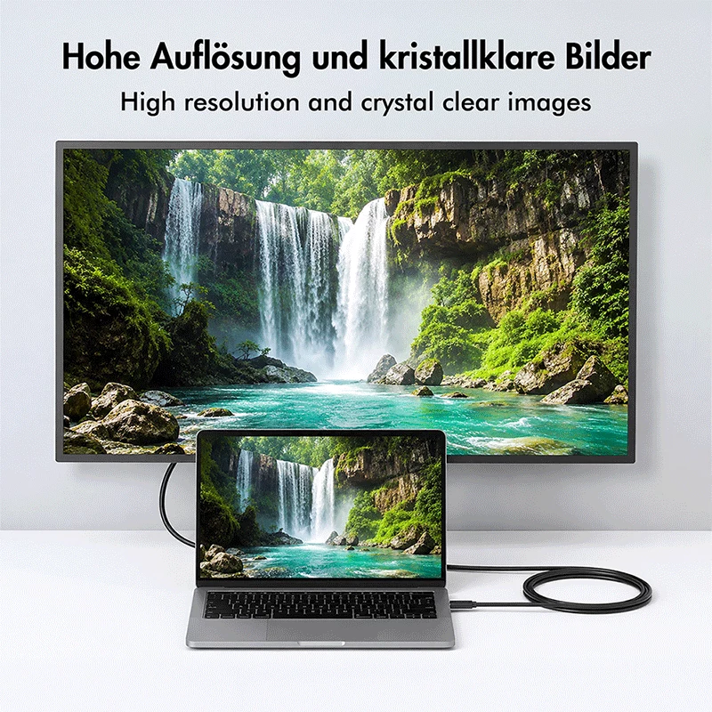 Cabo Logilink UA0473 USB 3.2 Gen1 Type-C, C/M para DVI-D/M, 1080p/60 Hz, preto, 1,8 m