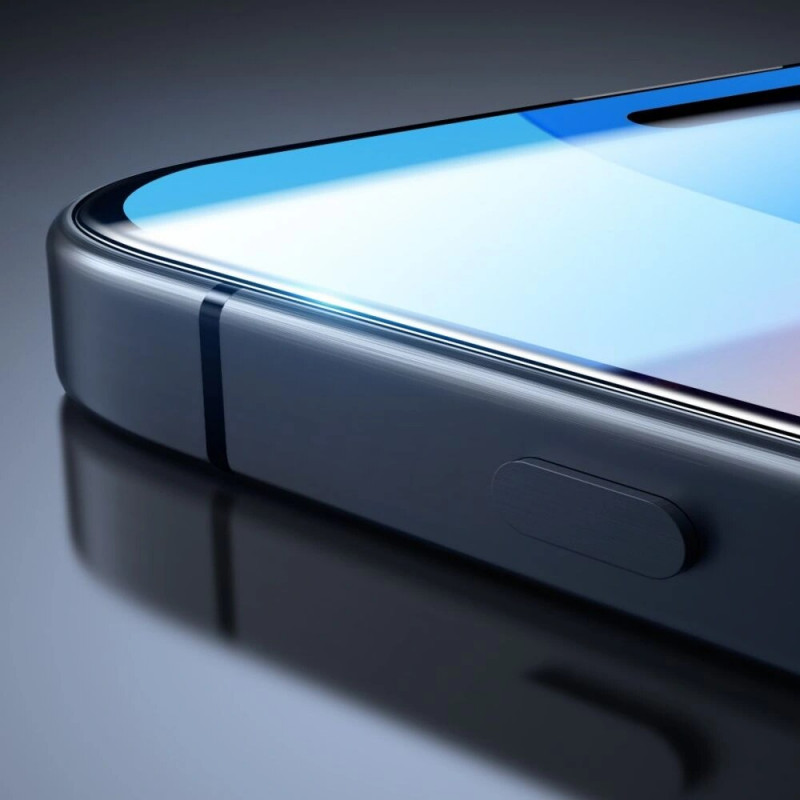 Película de vidro temperado ESR para Apple iPhone 16, transparente (2 unid.)