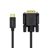 Cabo Logilink UA0475 USB 3.2 Gen1 Type-C, C/M para VGA/M, 1080p/60 Hz, preto, 1,8 m