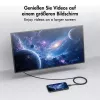 Cabo Logilink UA0475 USB 3.2 Gen1 Type-C, C/M para VGA/M, 1080p/60 Hz, preto, 1,8 m