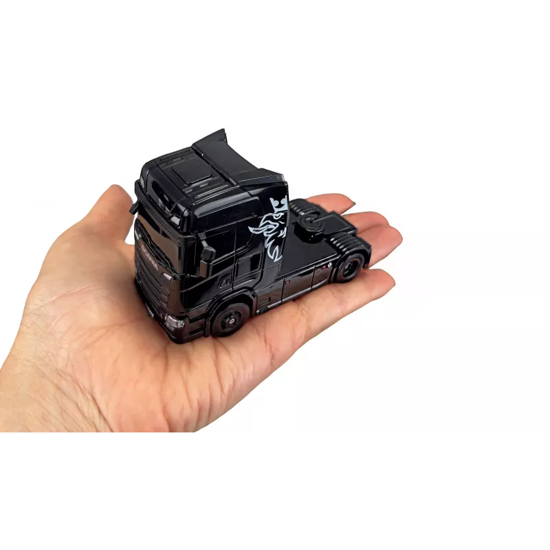 Amewi Mini-Scania 730 S com reboque de caixa 4WD 1:64 RTR (22785)