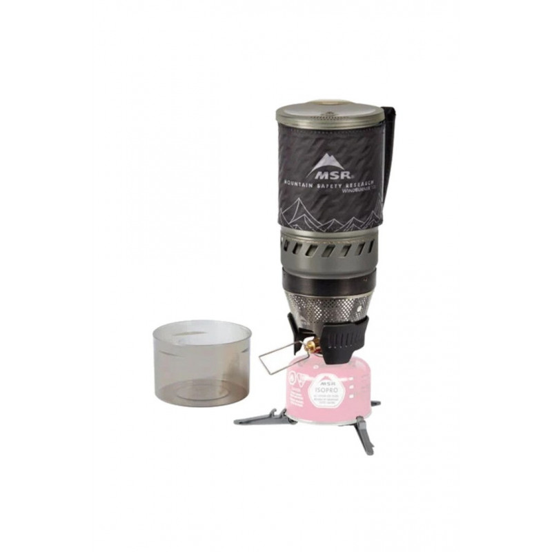 Sistema de fogão pessoal MSR Windburner 1L, preto