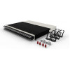 Painel de ligação Patchbox .one 8RU UTP, preto (PONEX8UTPBK)
