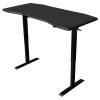 Secretária gaming Nitro Concepts D16E NC-GP-DK-008, Carbon Black, 1600x800, altura ajustável eletricamente