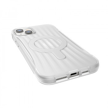Capa Raptic Clutch MagSafe X-Doria para Apple iPhone 14 Plus / 15 Plus, transparente