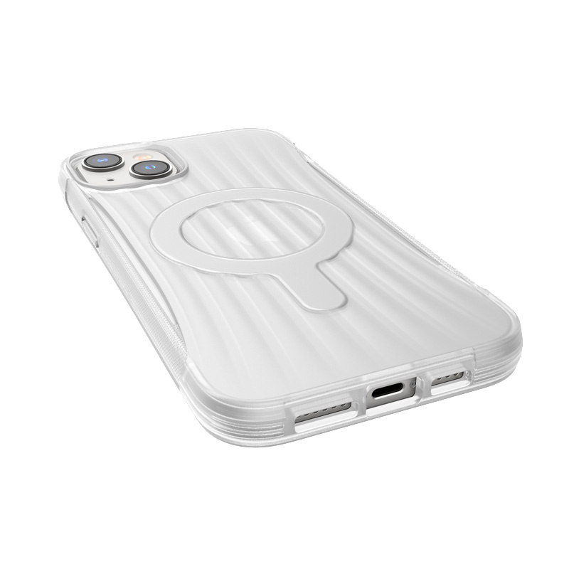 Capa Raptic Clutch MagSafe X-Doria para Apple iPhone 14 Plus / 15 Plus, transparente