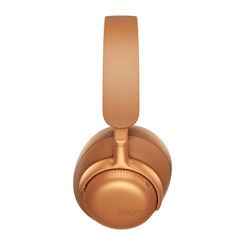 Auscultadores sem fios over-ear QCY H6 Ultra, ANC adaptativo, Bluetooth 6.0, laranja