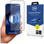 Película de vidro temperado 3MK HardGlass Matt Max para Apple iPhone 18 Pro Max, mate, preta