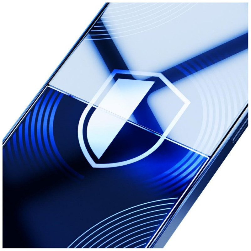 Película de vidro temperado 3MK HardGlass Matt Max para Apple iPhone 18 Pro Max, mate, preta