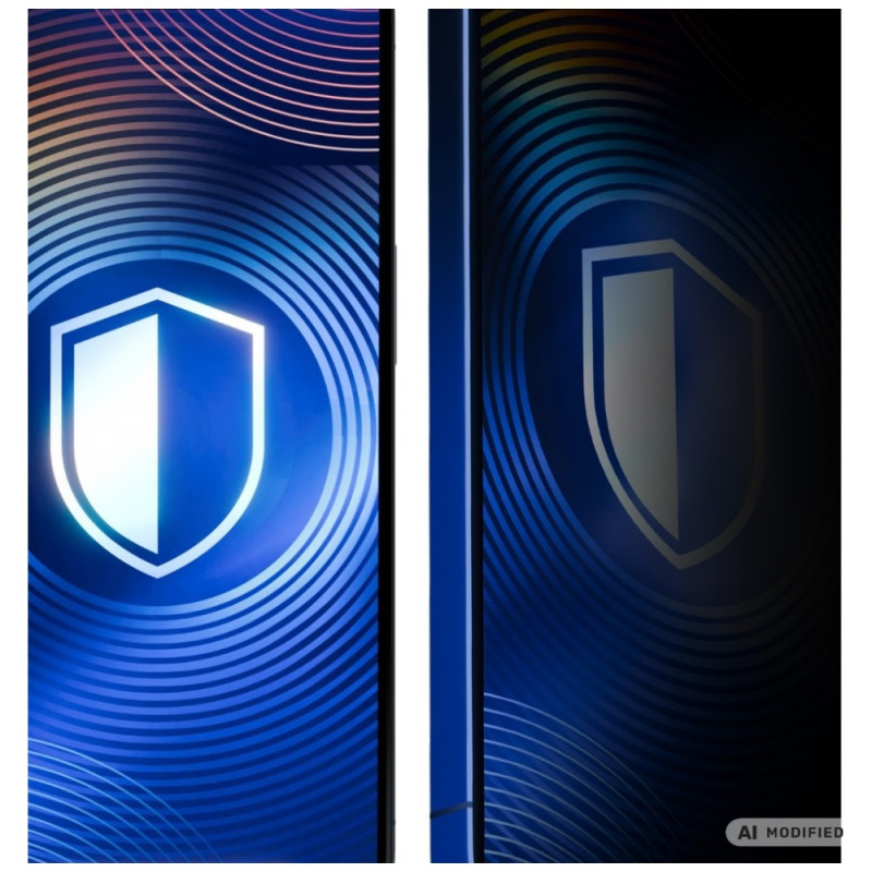 Película de vidro temperado 3MK HardGlass Matt Max Privacy para Apple iPhone 18 Pro, mate, filtro de privacidade