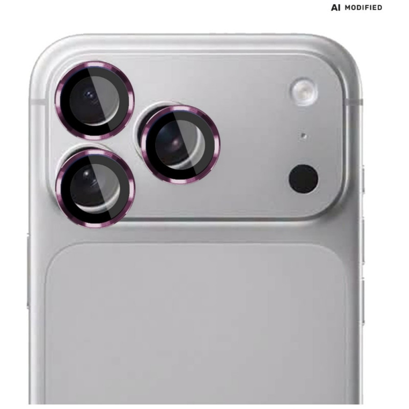 3MK Lens Protection Pro Apple iPhone 18 Pro / 18 Pro Max protetor de lentes da câmara, vidro temperado, bordô