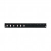 Painel frontal de fibra para montagem em rack EFB Elektronik SB-FP-6SC-S-OM4, 1U, cinzento, metal, 432 mm