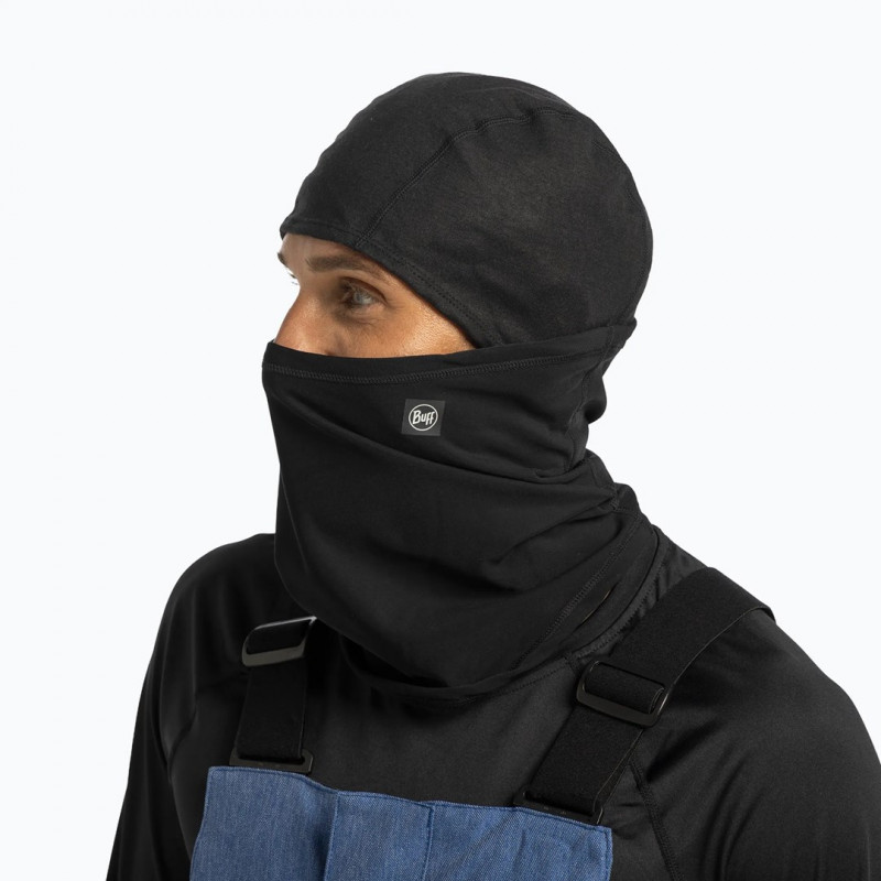 Balaclava articulada Tech Fleece BUFF preto sólido