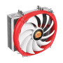 Arrefecedor de CPU Thermaltake NiC L32, ventoinha PWM de 140 mm, alumínio e cobre, vermelho, branco