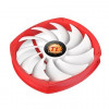 Arrefecedor de CPU Thermaltake NiC L32, ventoinha PWM de 140 mm, alumínio e cobre, vermelho, branco