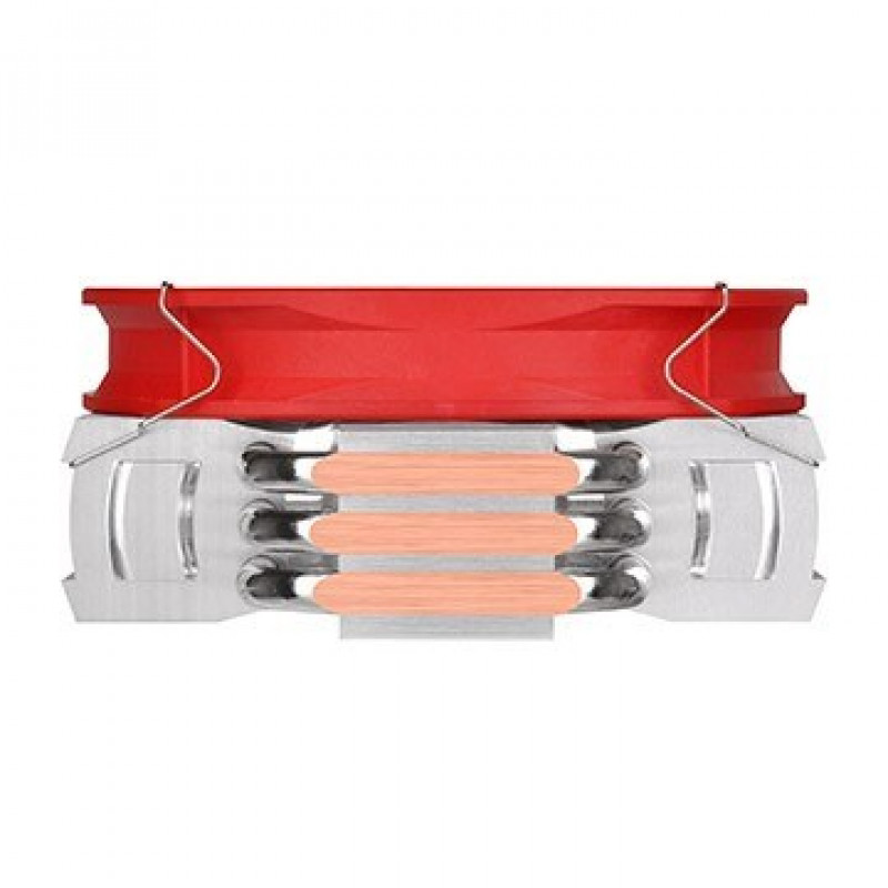 Arrefecedor de CPU Thermaltake NiC L32, ventoinha PWM de 140 mm, alumínio e cobre, vermelho, branco