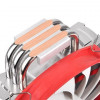 Arrefecedor de CPU Thermaltake NiC L32, ventoinha PWM de 140 mm, alumínio e cobre, vermelho, branco