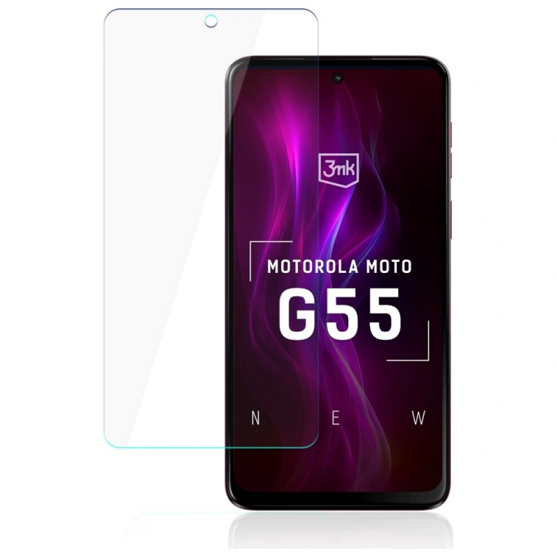 3MK FlexibleGlass vidro híbrido para Motorola Moto G55 5G