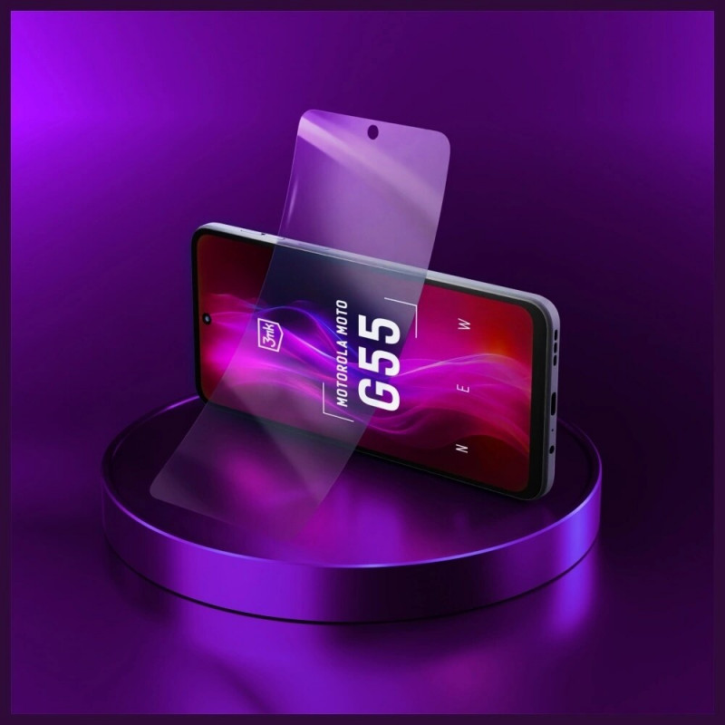 3MK FlexibleGlass vidro híbrido para Motorola Moto G55 5G