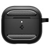 Capa Spigen Rugged Armor para Apple AirPods 4, preto mate