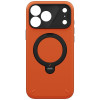 Capa UNIQ Elix para Apple iPhone 18 Pro Max / 17 Pro Max, suporte rotativo 360, laranja