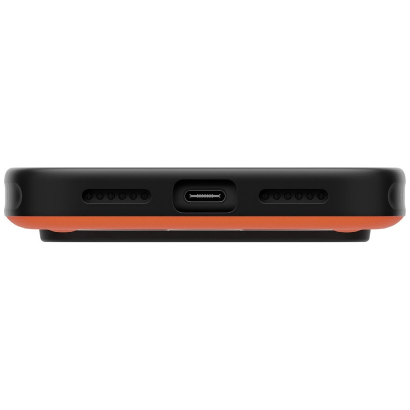 Capa UNIQ Elix para Apple iPhone 18 Pro Max / 17 Pro Max, suporte rotativo 360, laranja