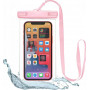 Capa impermeável universal Tech-Protect UWC7 (THP1183PINK) para dispositivos até 6,9", rosa