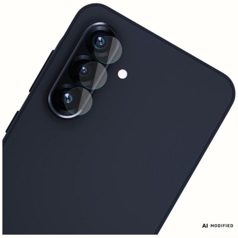 Protetor de lente de câmara 3MK Lens Protection Hybrid Glass para Samsung Galaxy A36 (4 un.)