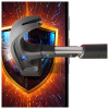 Película protetora de ecrã com privacidade mate 3MK Silky Matt Privacy para Google Pixel 9A, preta