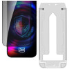 Película de vidro temperado de privacidade 3MK HardGlass Max Privacy com aplicador para Samsung Galaxy S26+, preto