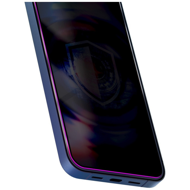 3MK HardGlass Max Privacy vidro temperado de privacidade com aplicador para Samsung Galaxy S25 Edge, preto