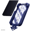 Película de vidro temperado 3MK HardGlass Max com aplicador para Apple iPhone 15 / 16, preto