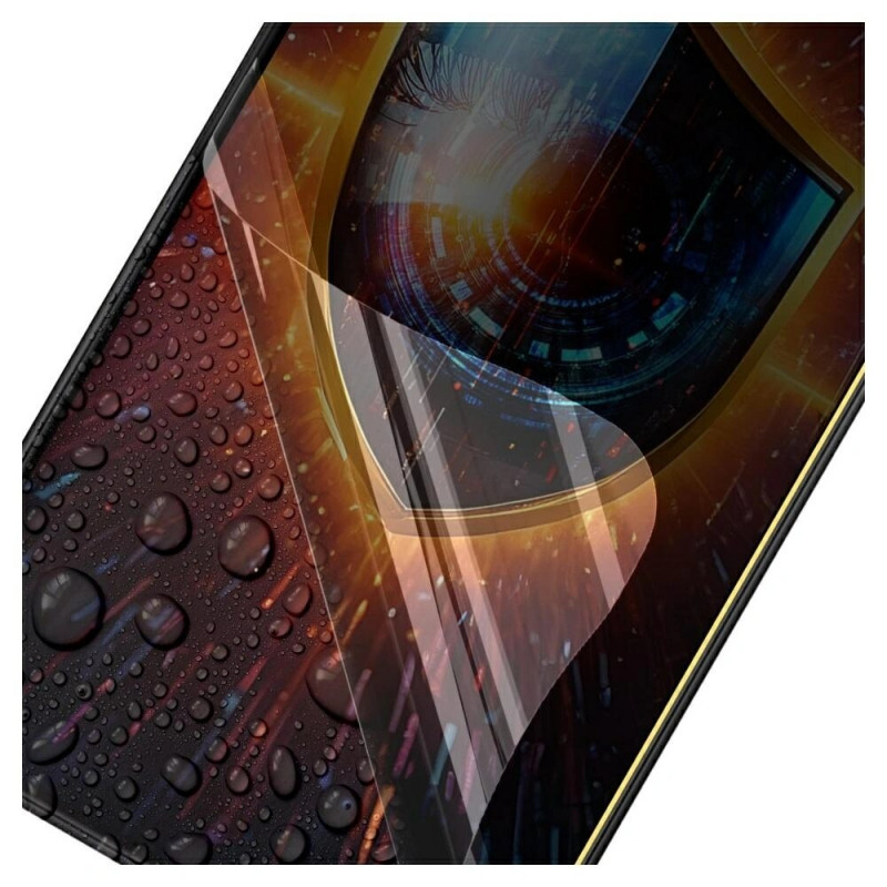 Película protetora de ecrã mate com privacidade 3MK Silky Matt Privacy para Xiaomi POCO X7 Pro