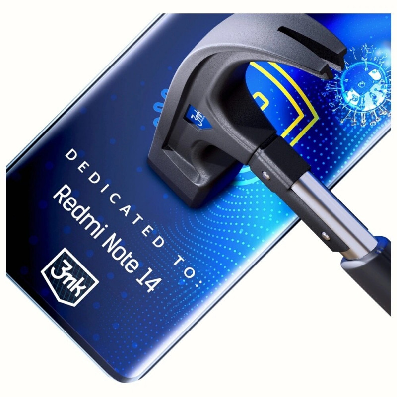 Película protetora antimicrobiana 3MK SilverProtection+ para Xiaomi Redmi Note 14 4G
