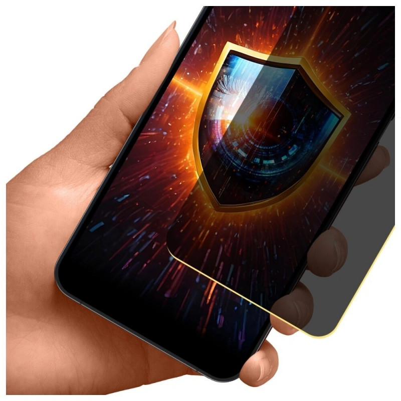 Película protetora de ecrã mate com privacidade 3MK Silky Matt Privacy para Samsung Galaxy S25