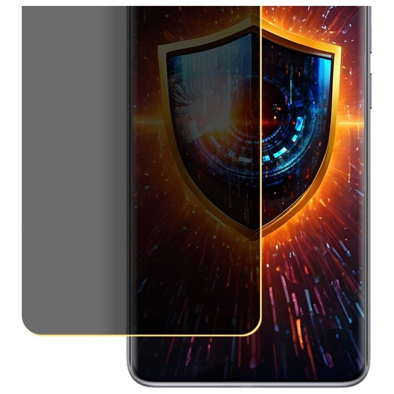 Película protetora de ecrã de privacidade mate 3MK Silky Matt Privacy para Xiaomi POCO X7