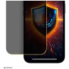 Película protetora de ecrã de privacidade mate 3MK Silky Matt Privacy para Realme 14 Pro