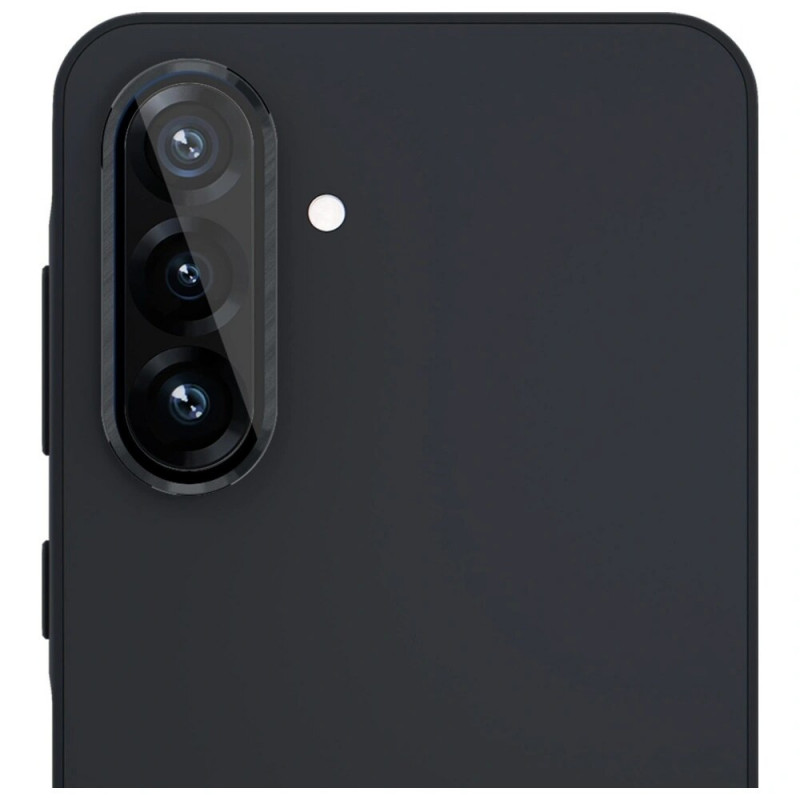 Vidro de proteção para lente da câmara 3MK Lens Protection Pro para Samsung Galaxy A36 / A56 5G, preto