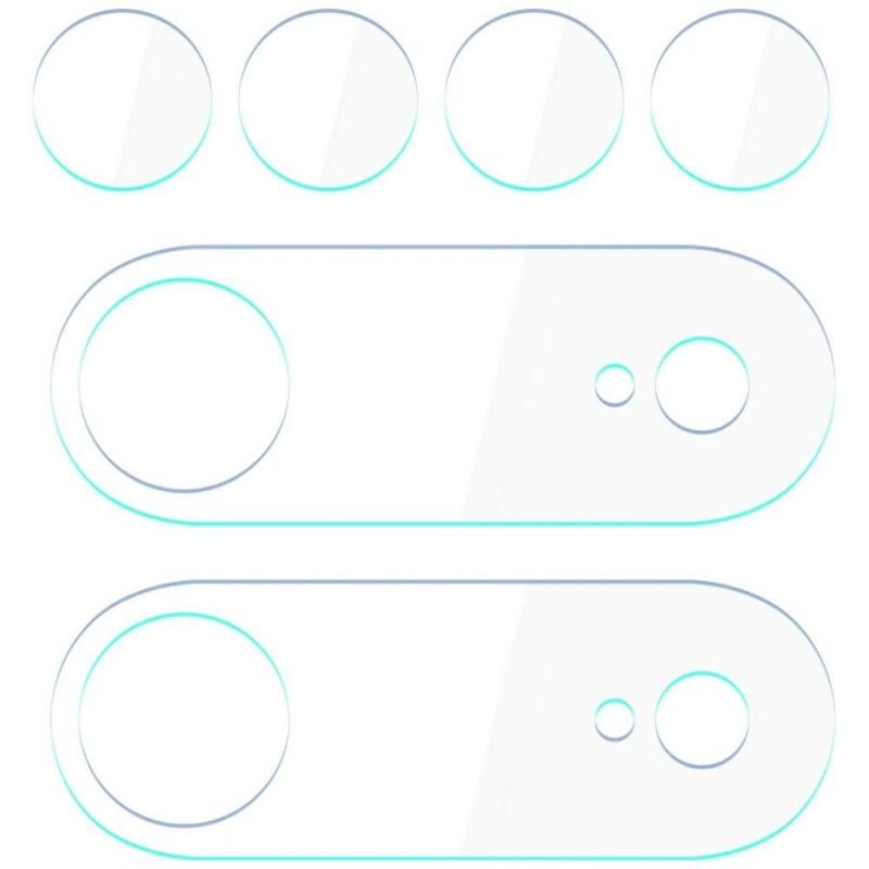 Protetor de lentes de câmara em vidro híbrido 3MK Lens Protection 3MK17535 para Apple iPhone Air