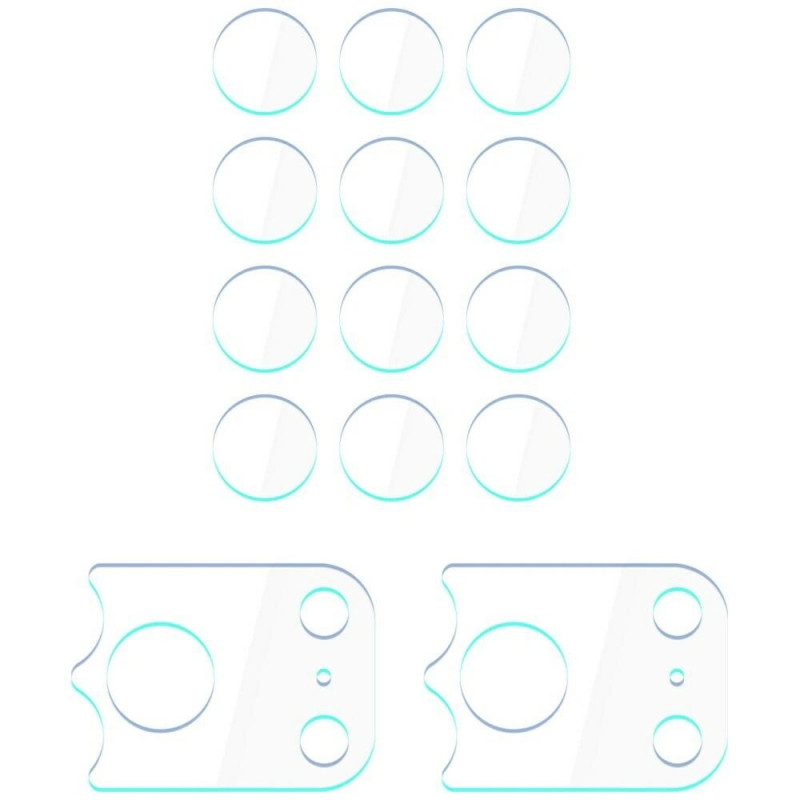 Protetor de lentes de câmara em vidro híbrido 3MK Lens Protection para Apple iPhone 17 Pro