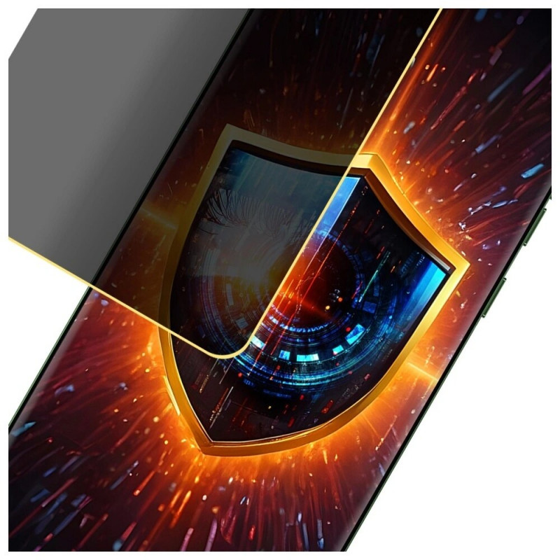 Película protetora de ecrã com privacidade mate 3MK Silky Matt Privacy para Motorola Edge 60 Fusion / Edge 60